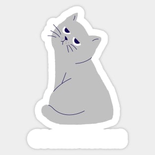 Go away Human! Sticker